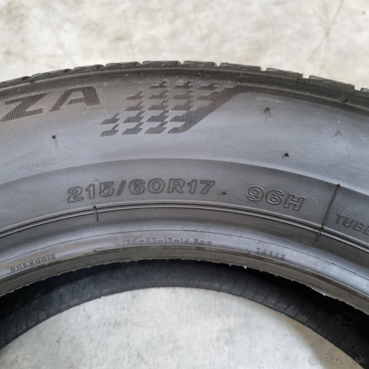 Letné pneumatiky 215/60 R17 BRIDGESTONE - 5