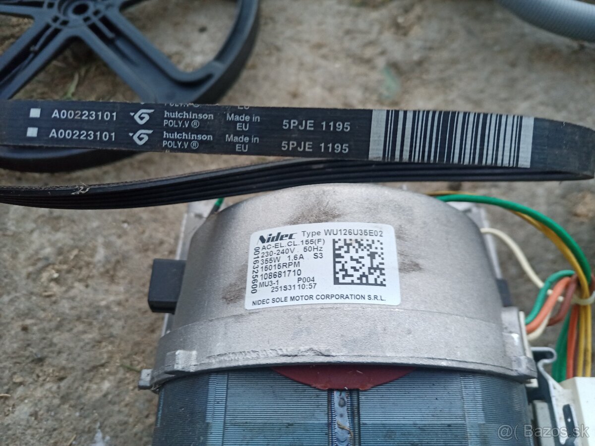 Motor pracka type wu126u35e02 a neake diely - 5