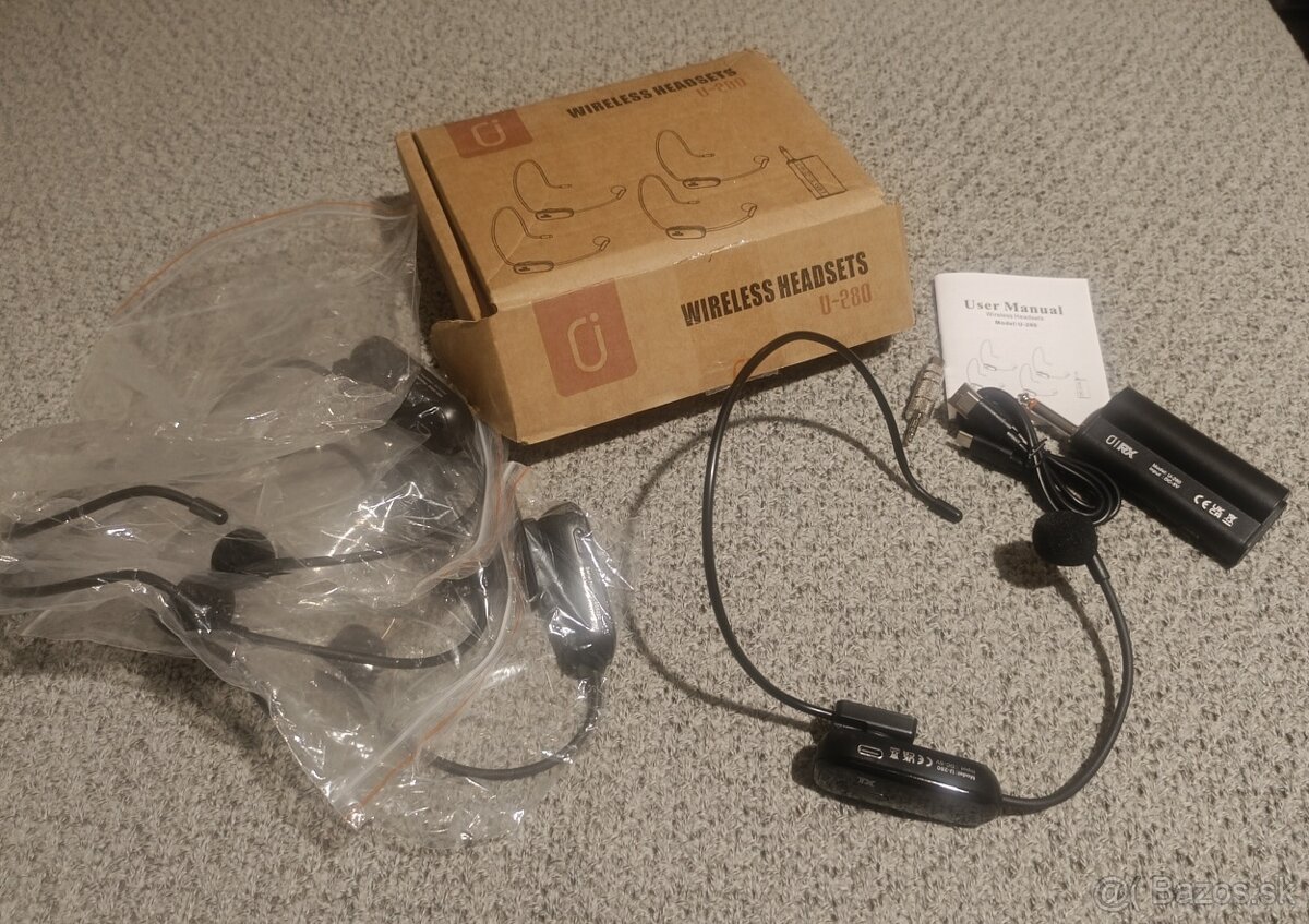 Bezdrôtové mikrofóny 8ks - 5