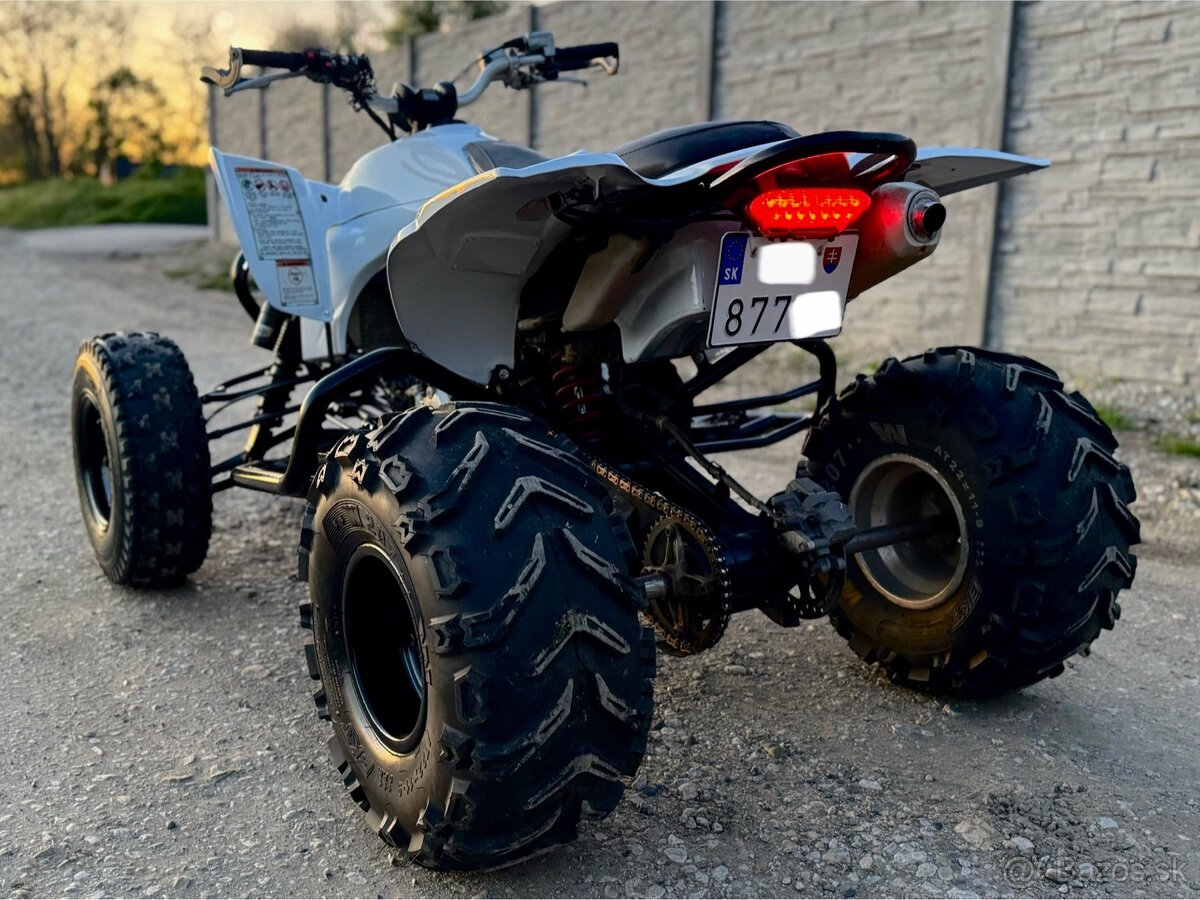 Yamaha YFZ 450 biele ŠPZ nová STK