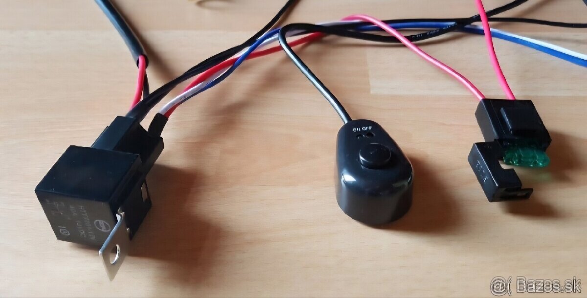 Kabeláž na led rampy - svetla