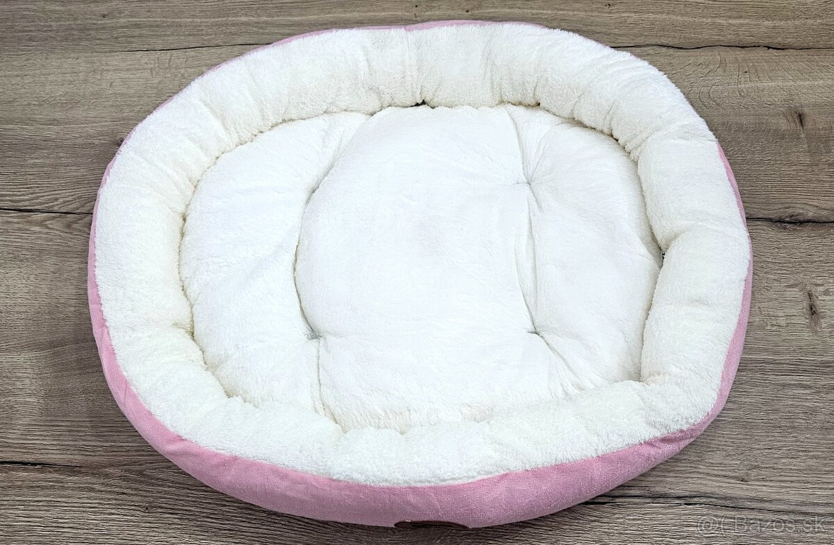 Ružový alebo šedý pelech rozmeru cca 70x60cm a 60x50cm - 5