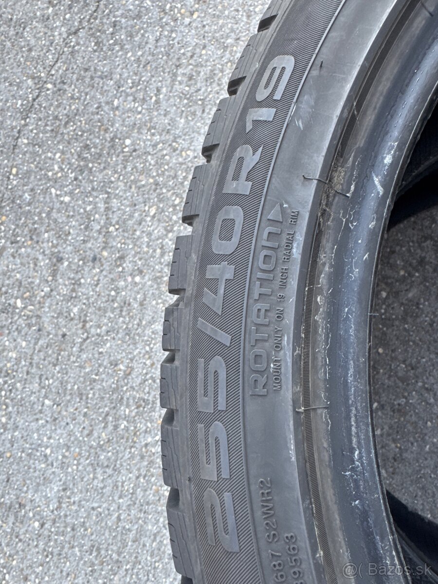Predám zimné 2ks 255/40 R19 NOKIAN - 5