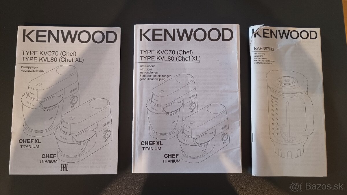 Predám kuchynský robot Kenwood KVL 80 CHEF XL - 5