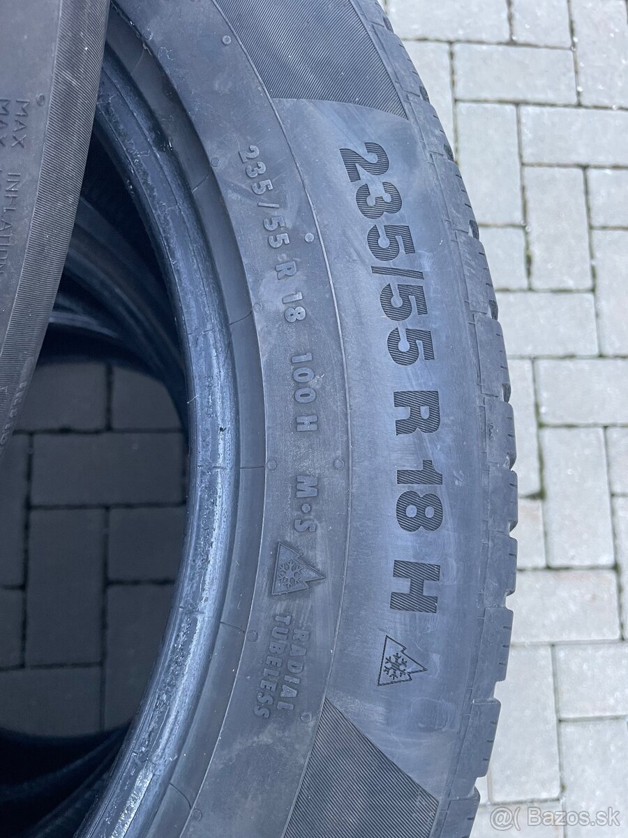 235/55 r18 Continental M+S Celoročne 6mm - 5