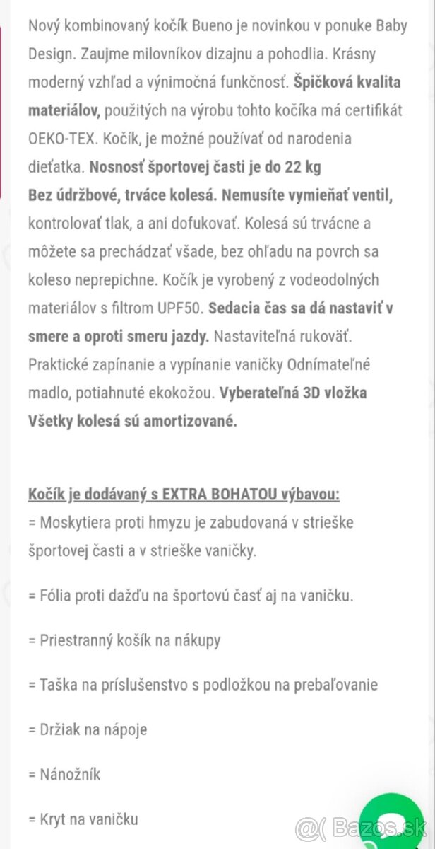 Kočík Baby design Bueno - 5