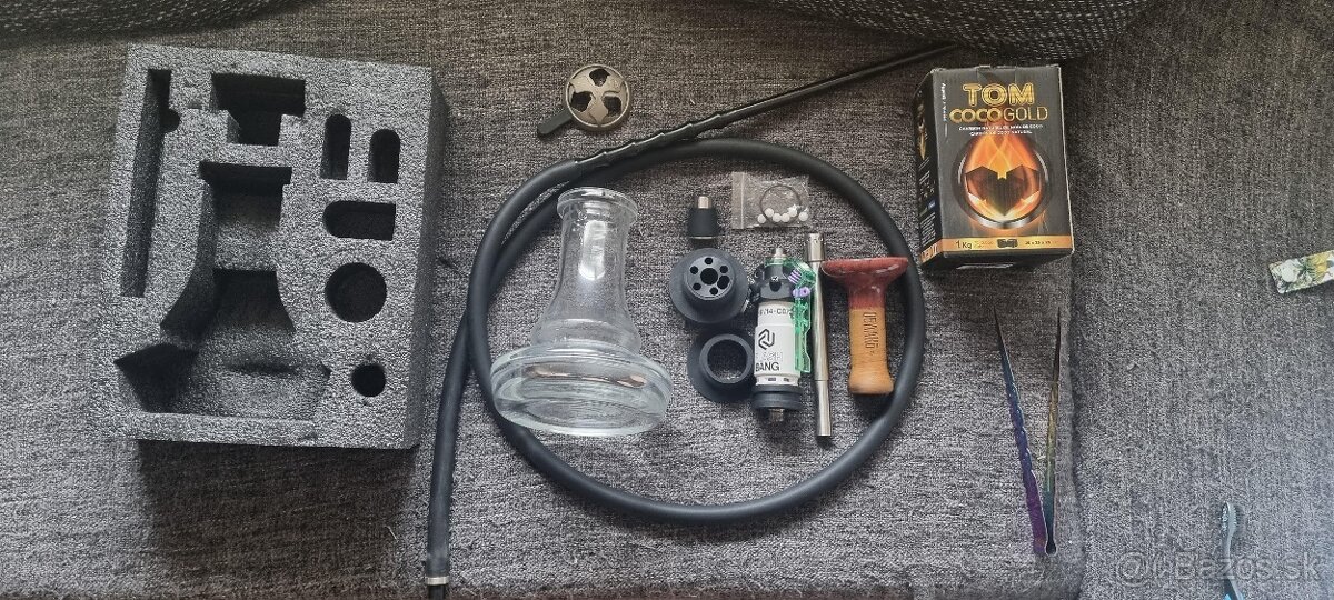 Vodná fajka Amotion Flash Bang - Teal - 5