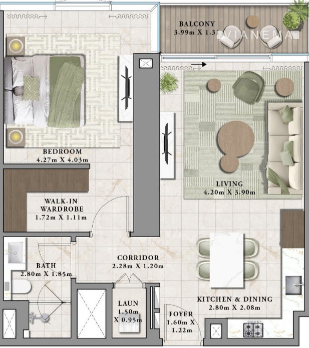 IBA U NÁS Apartmán od developera EMAAR, DUBAI, SAE - 5