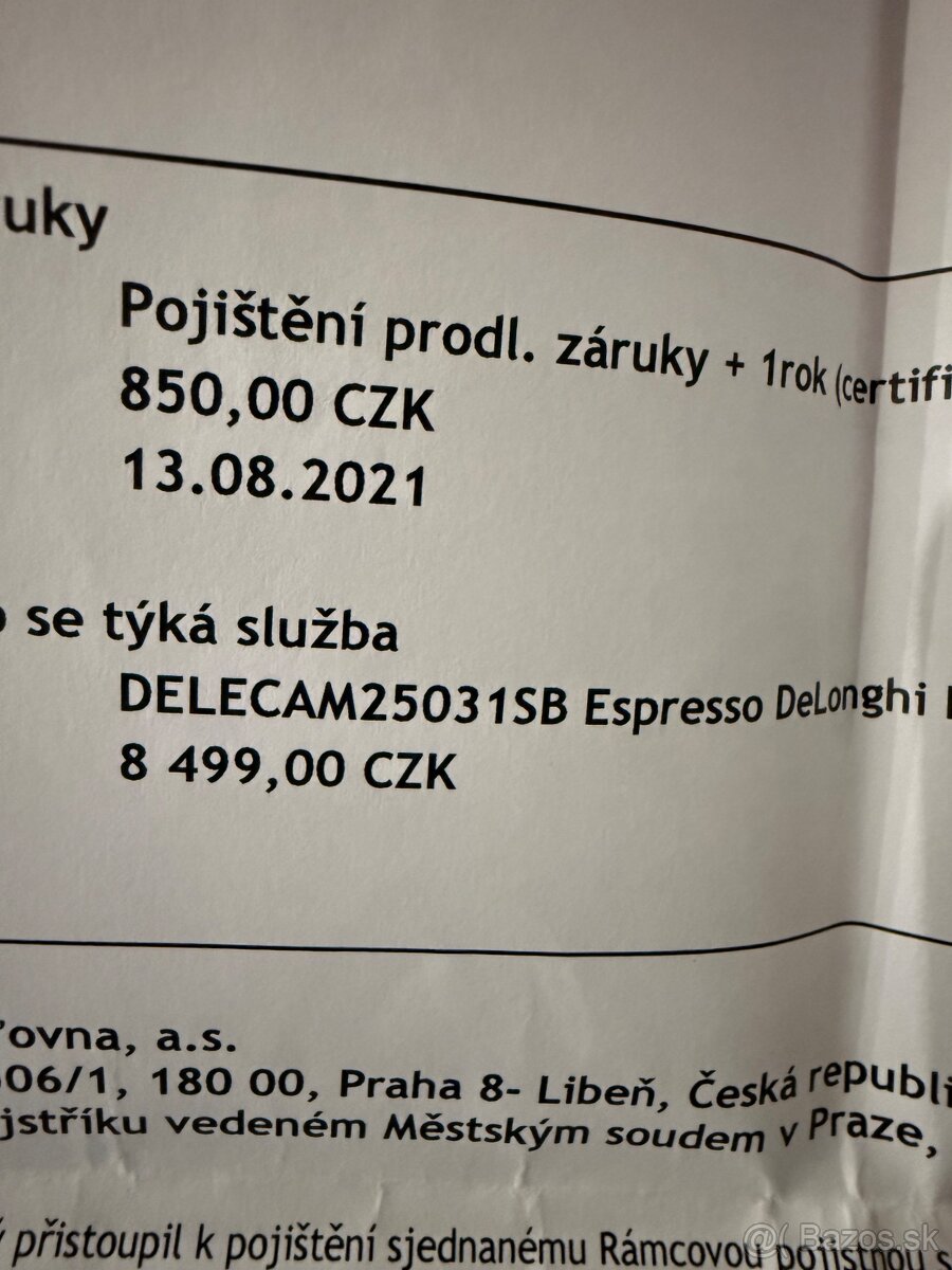 Predám kávovar DELONGI - 5