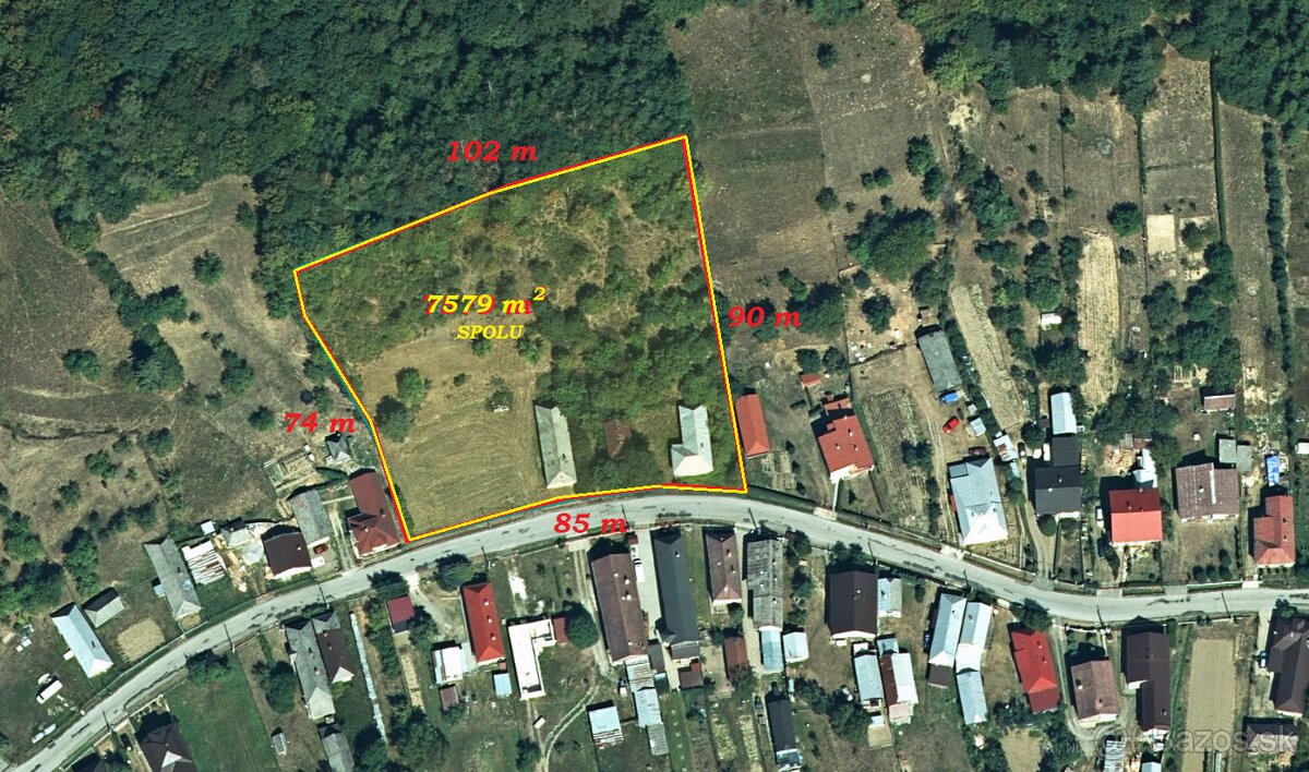 VÝHODNE Rozľahlý pozemok v obci Zubné, okres Humenné - 5