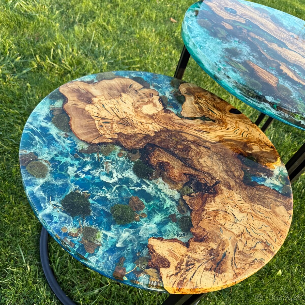 Epoxidový stôl , set konferenčných stolov , epoxidové stoly - 5