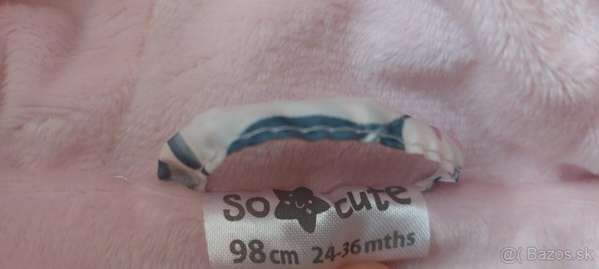 Dievčenská zimušná bunda 98 / Nová - 5