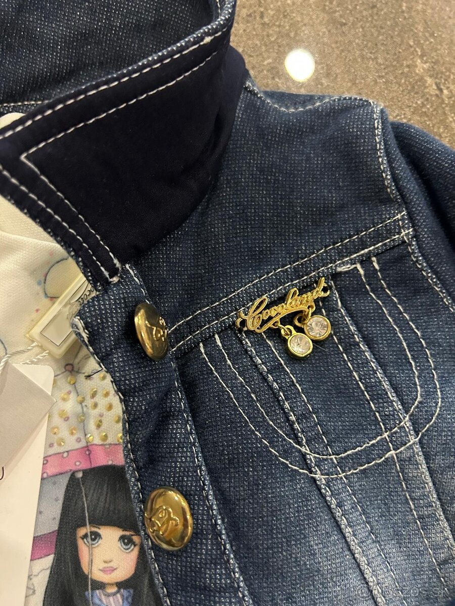 Dievčenský rifľový komplet (Cocolan) - 5