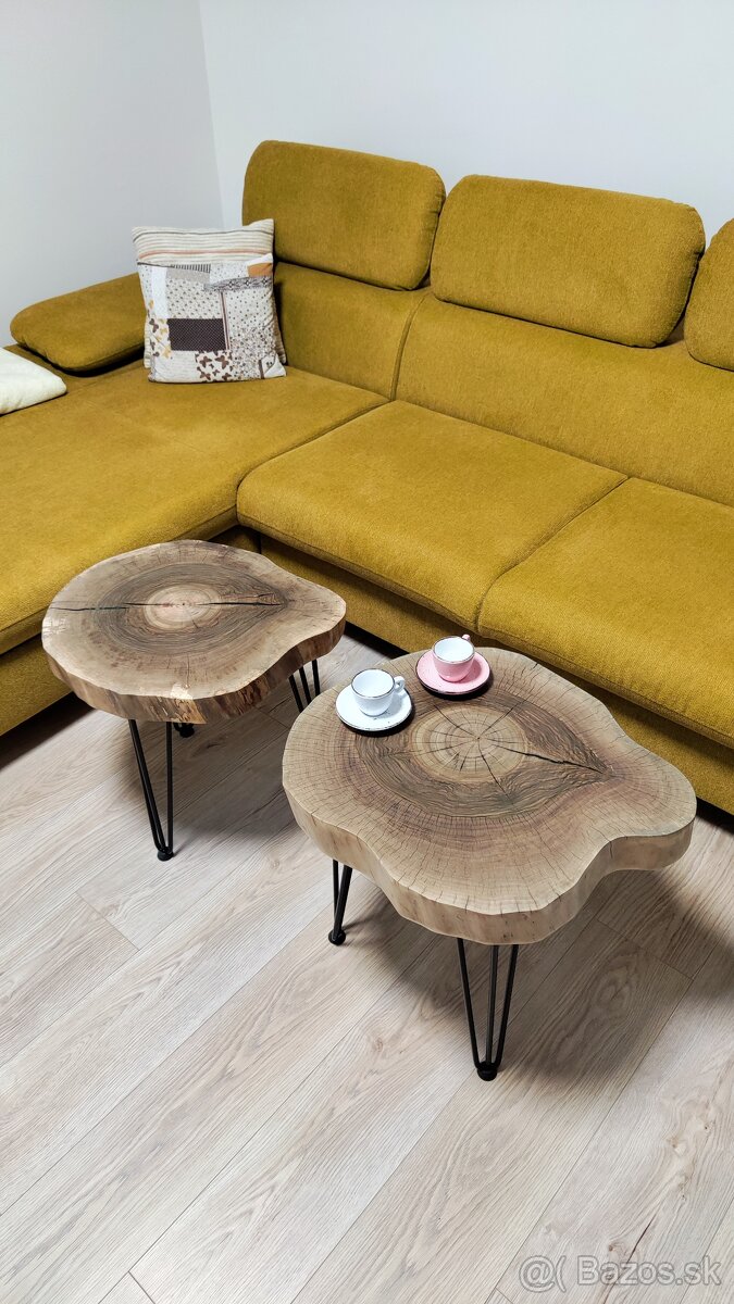 Epoxidový stolík- kávový/ odkladací/ nočný - 5