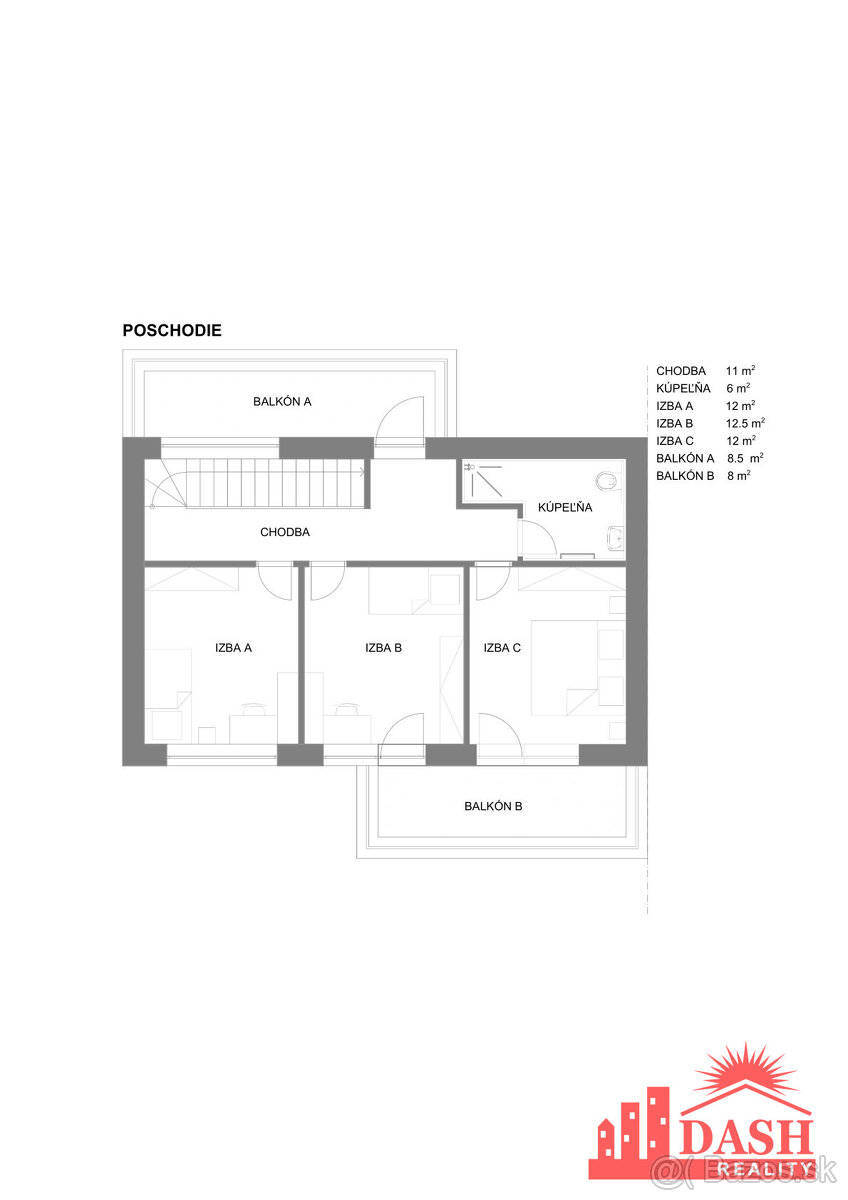 Na predaj 5-izbový nízkoenergetický rodinný dom v Trenčíne – - 5