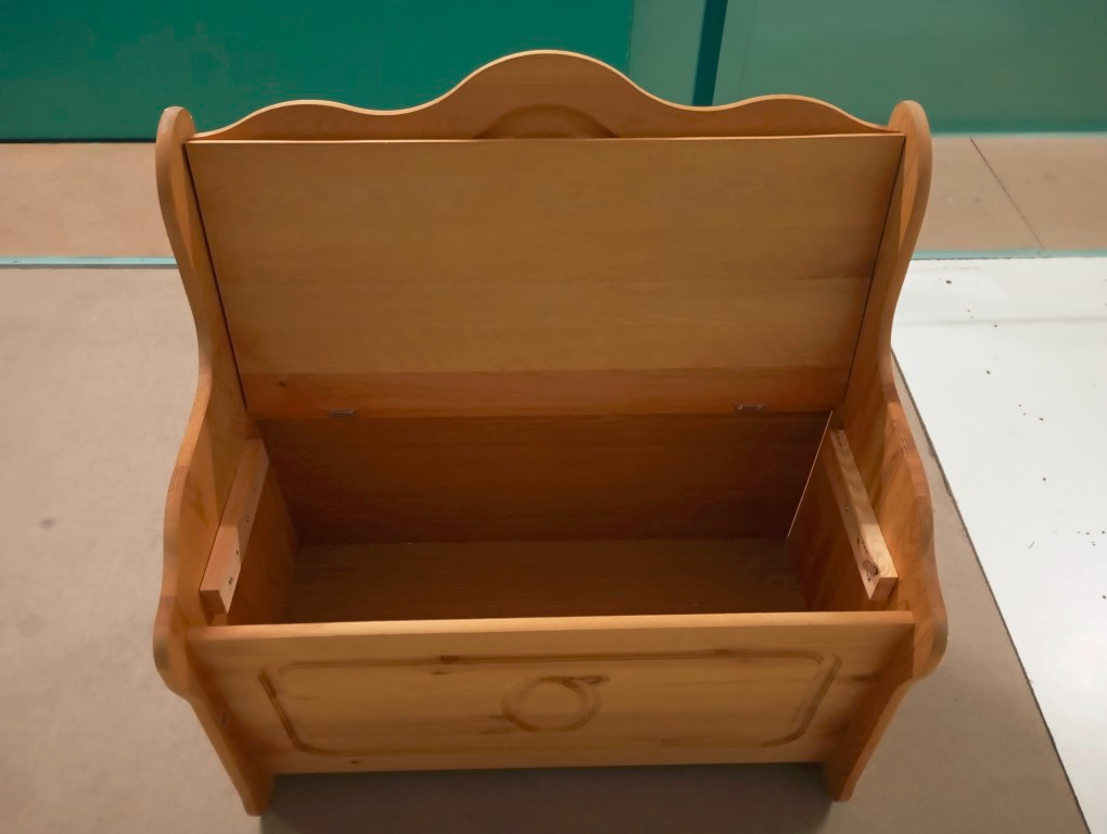 Drevená lavička s masívneho dreva - 5