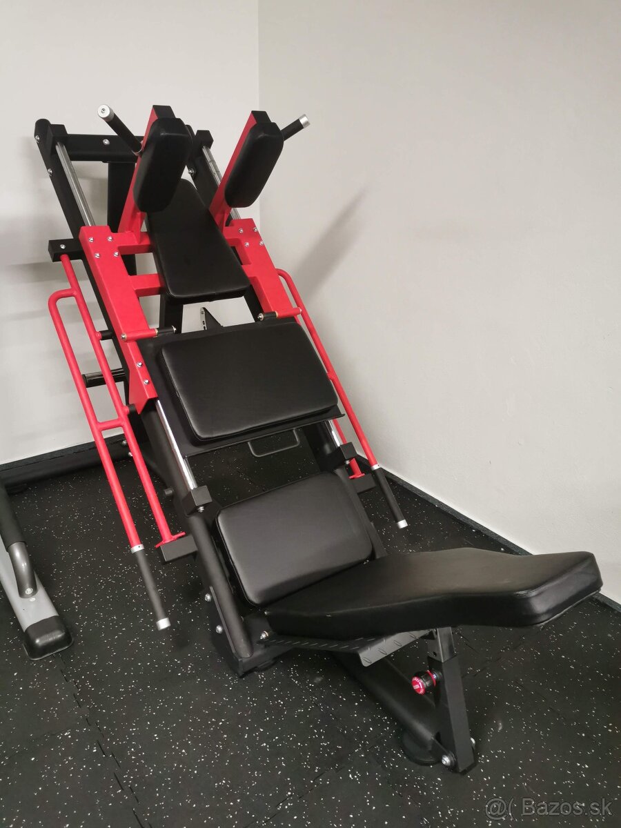 Leg press, hack dřep stroj - 5
