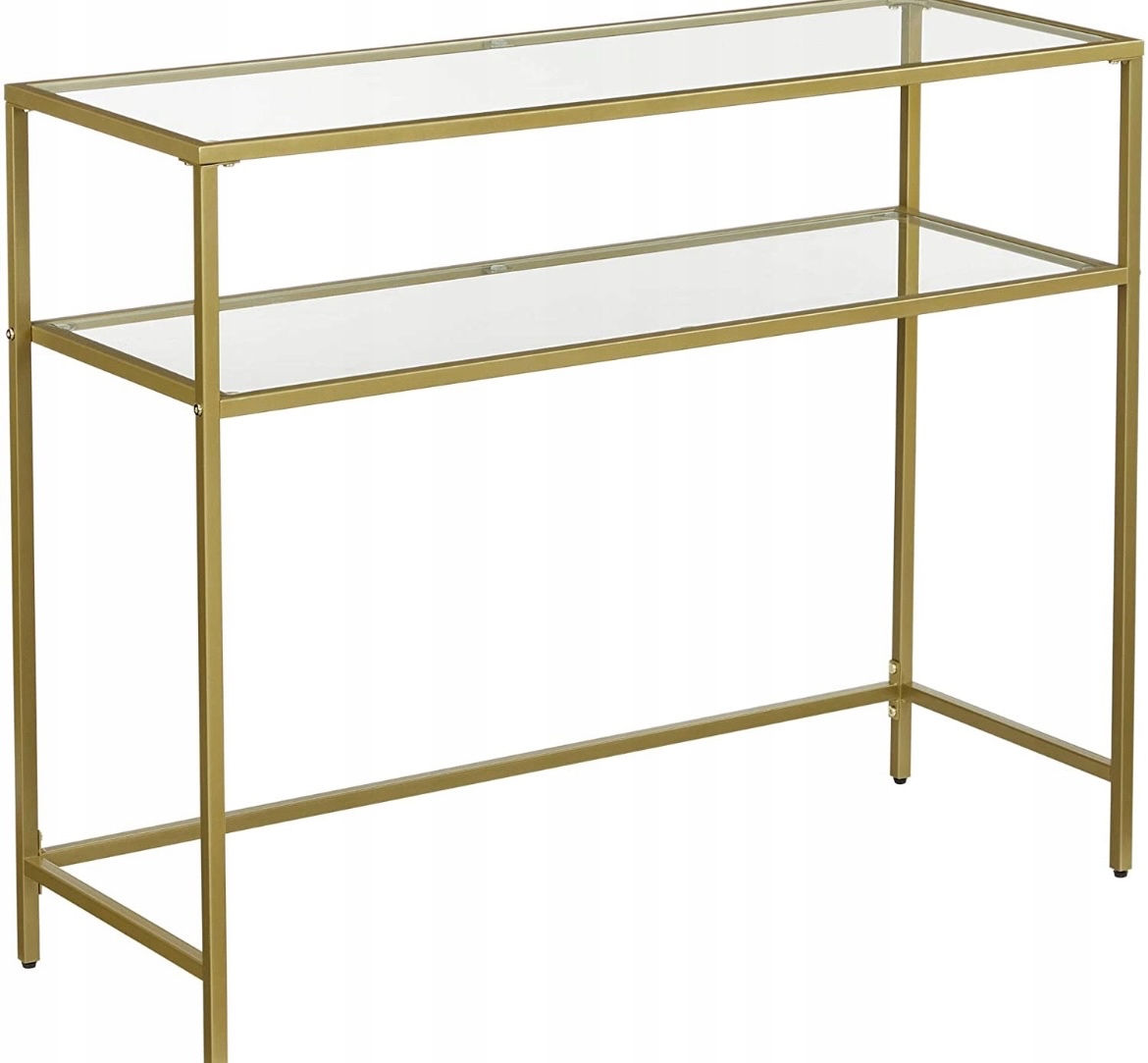 Zlatý konzolový stolík - 5
