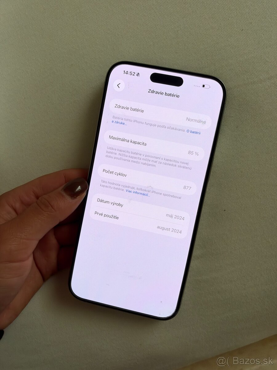 iPhone 15 pro max 256GB Natural Titanium - 5