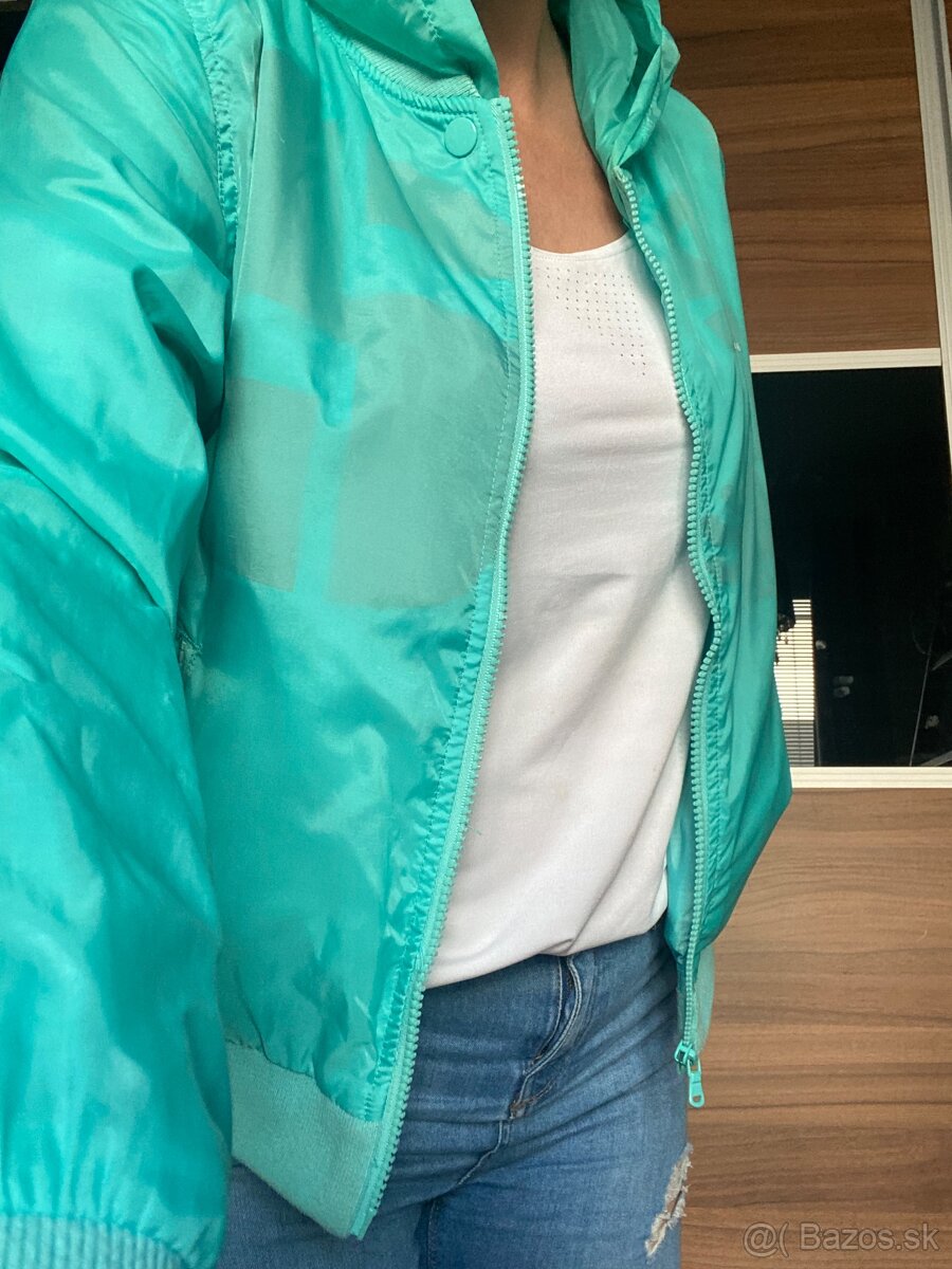 Nová dámska tyrkysová bundička Semir - 5