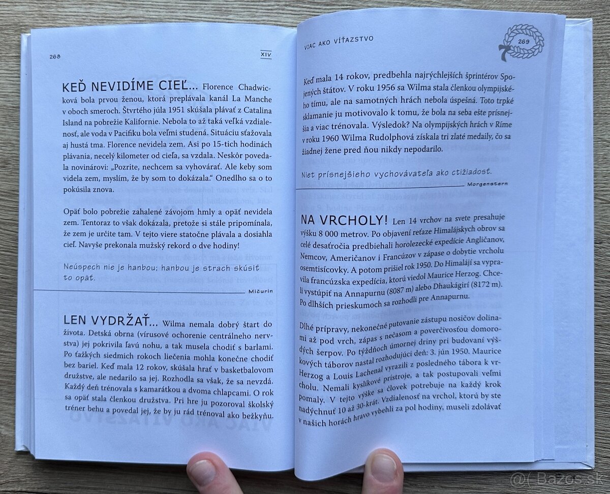 KNIHA Nikdy sa nevzdávaj Pazerini Olga za 4EUR - 5