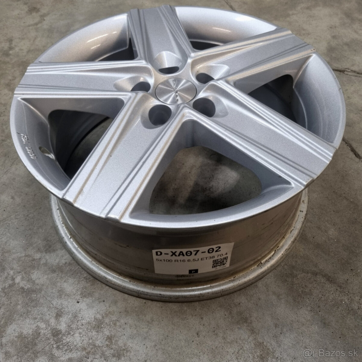 Hliníkové disky 5x100 R16 6,5J ET38 - 5
