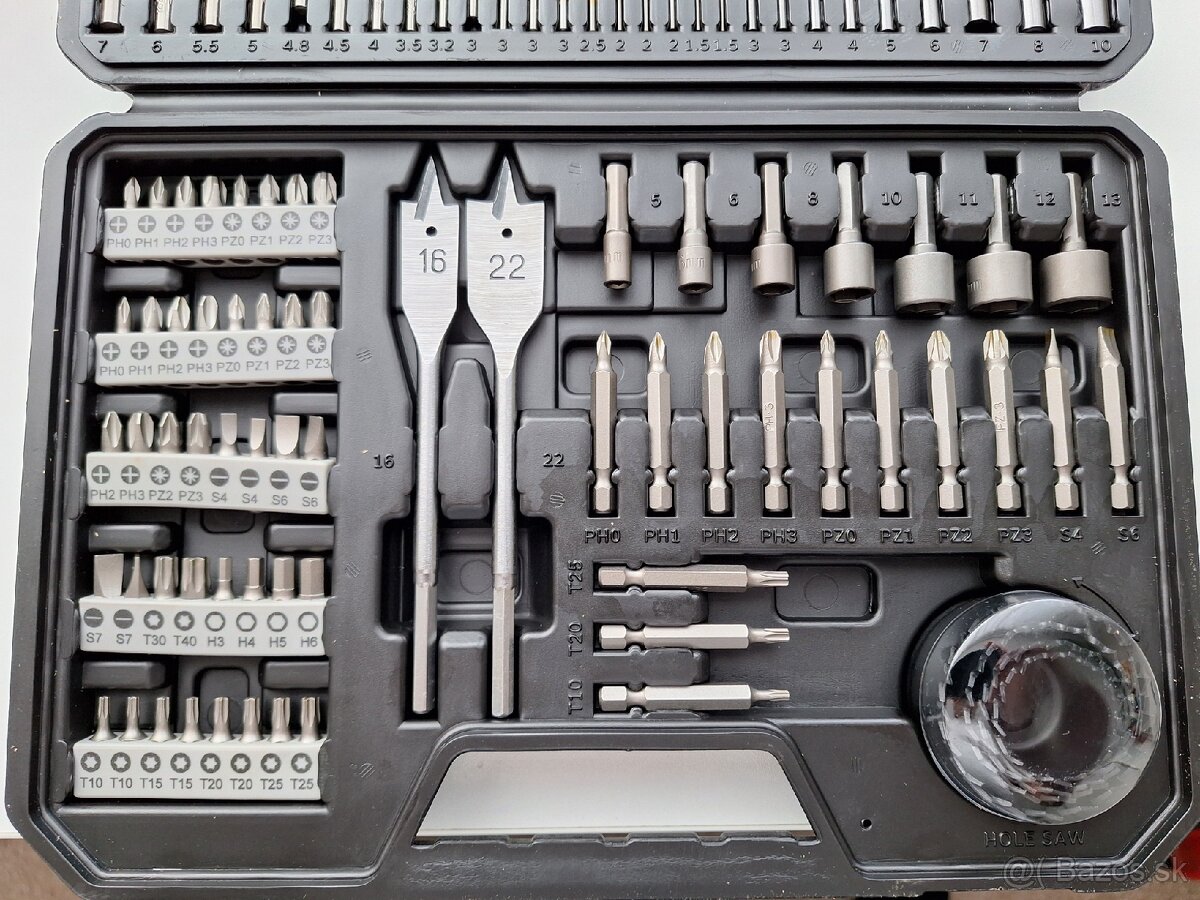 Bosch vrtaky a bity 103 dielna sada v kufriku - 5