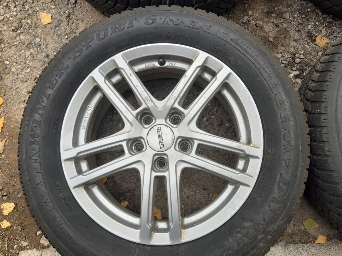 ZIMNÁ SADA 5x112r16 obuté 215/60r16 - 5