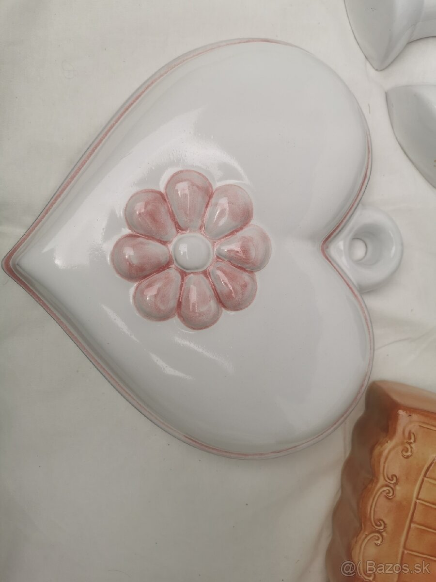 Keramika, forma, srdce, dievča - 5