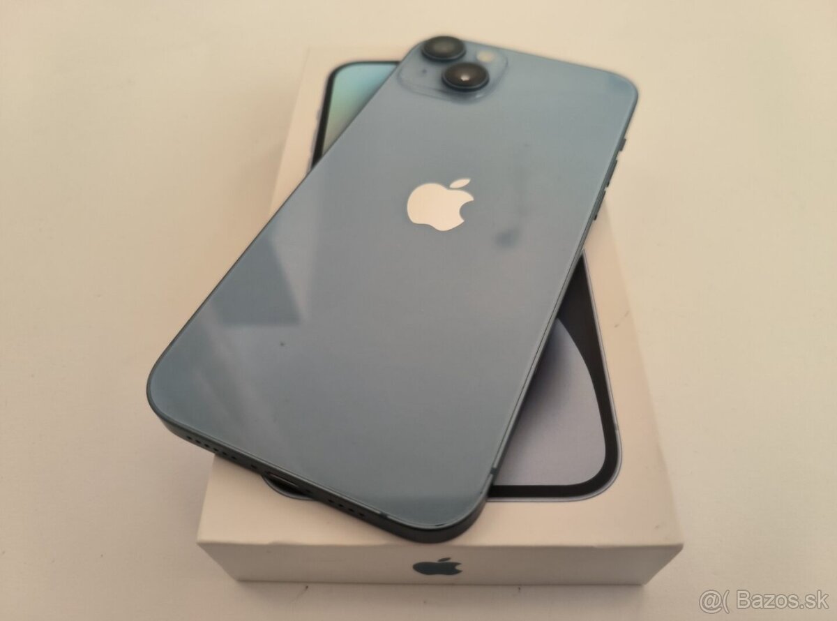 apple iphone 14 128gb Blue / Batéria 100% - 5