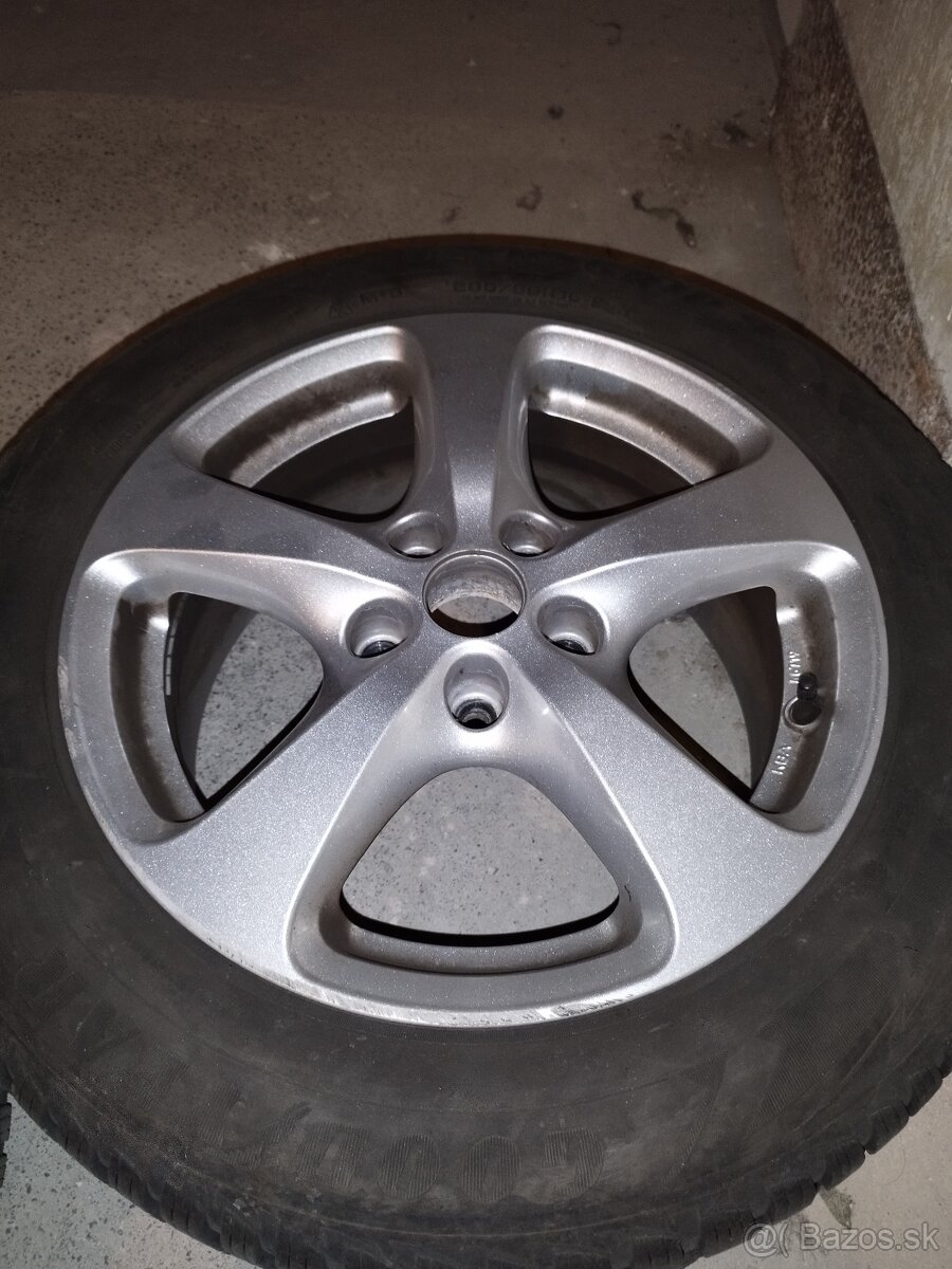 Predám zimné pneumatiky Goodyear UltraGrip na diskoch – Audi - 5