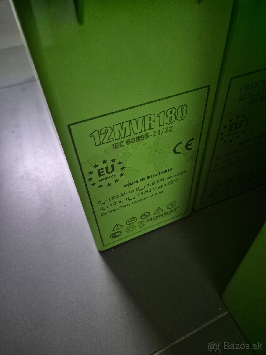 Baterky Monbat 12MVR180 - 5