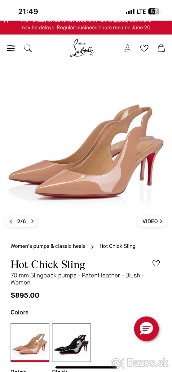 Christian Louboutin lodičky - 5