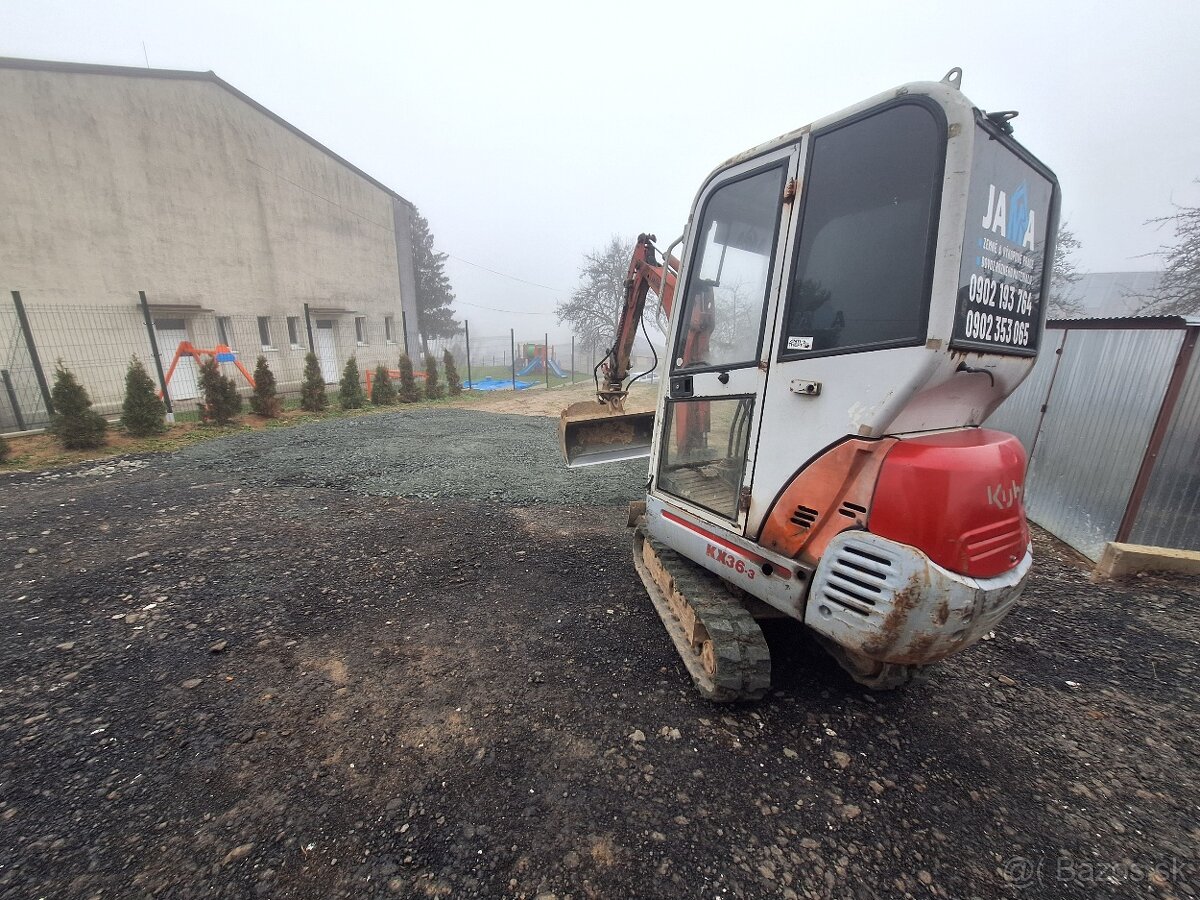 Zemné a výkopové práce minibagrom - 5