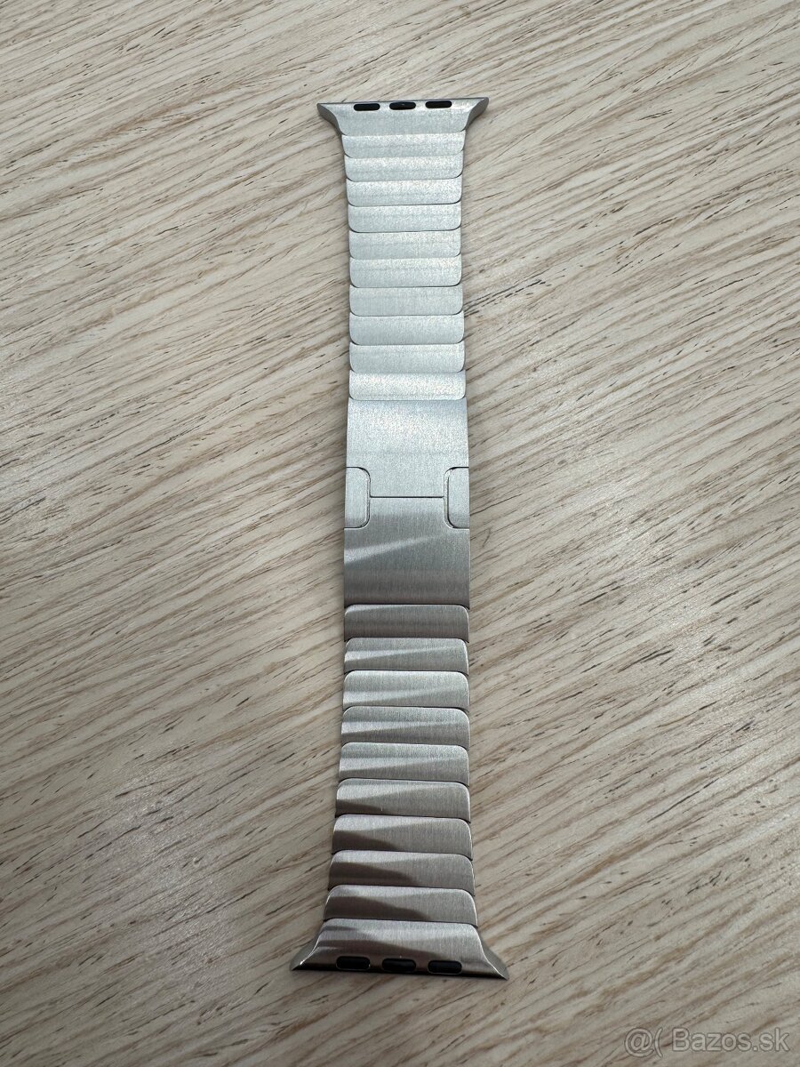 Apple Watch 44/45/46/49mm Silver Link Bracelet - 5