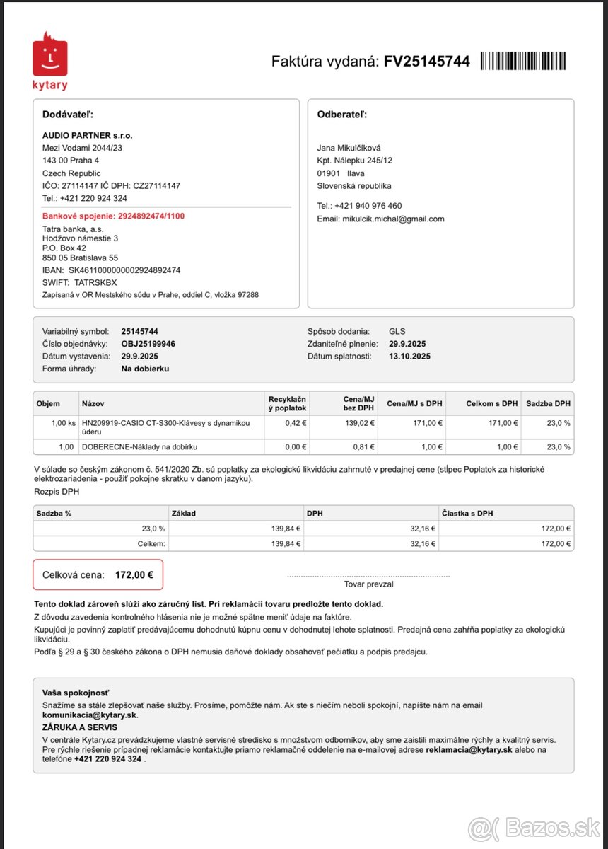 Predam klávesy casio - 5