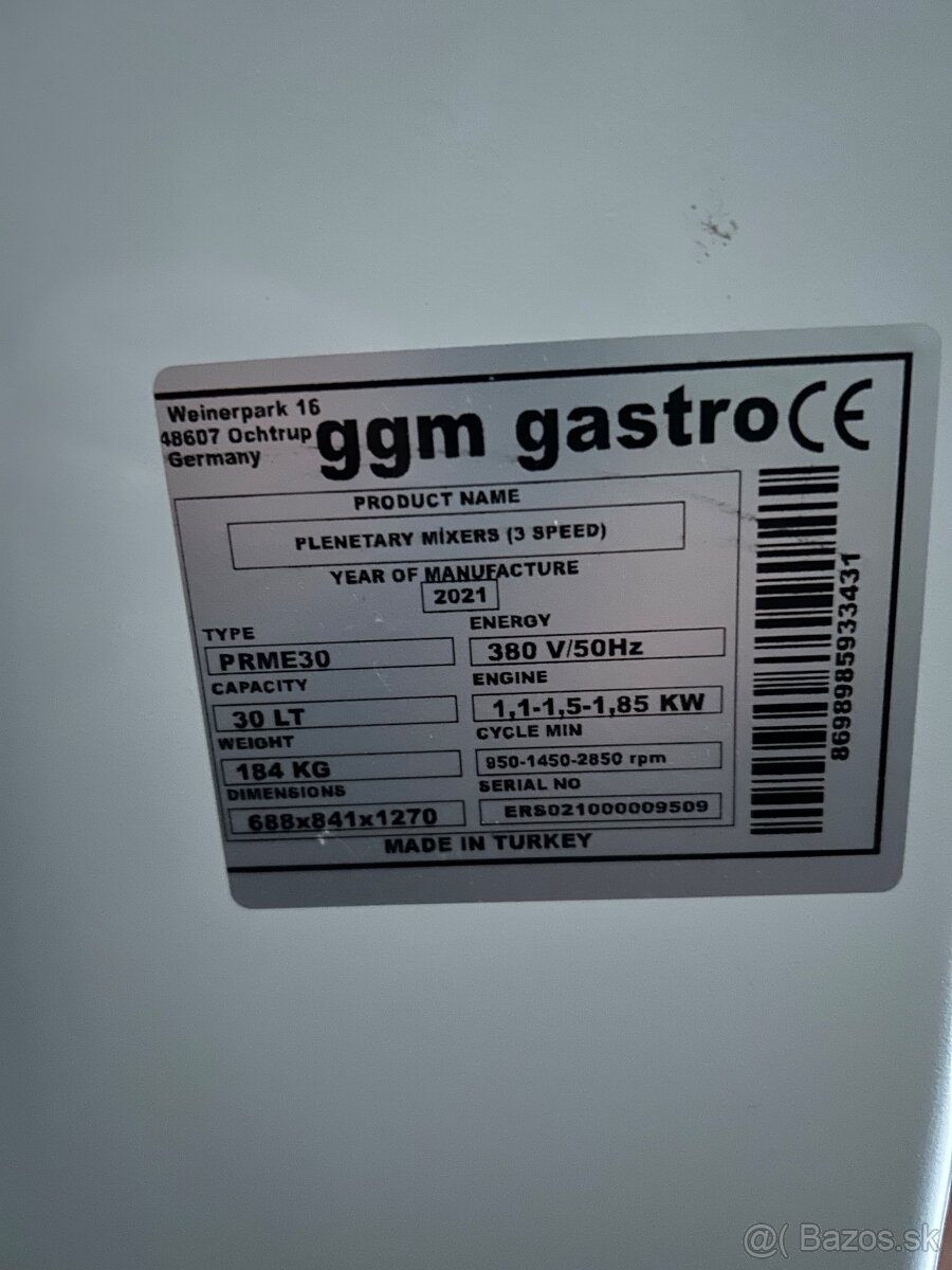 Planetarny mixer 30l - 5