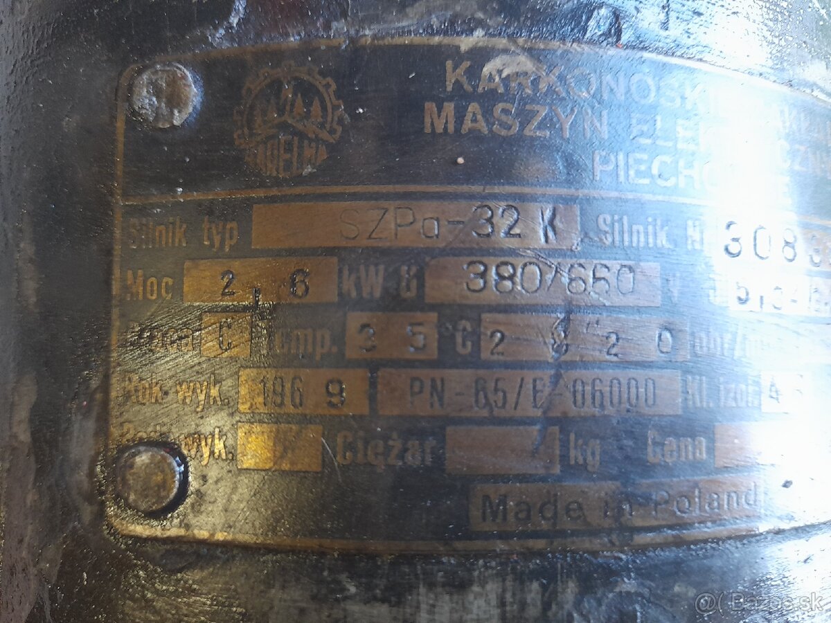 Predám elektromotor s brzdou - 5