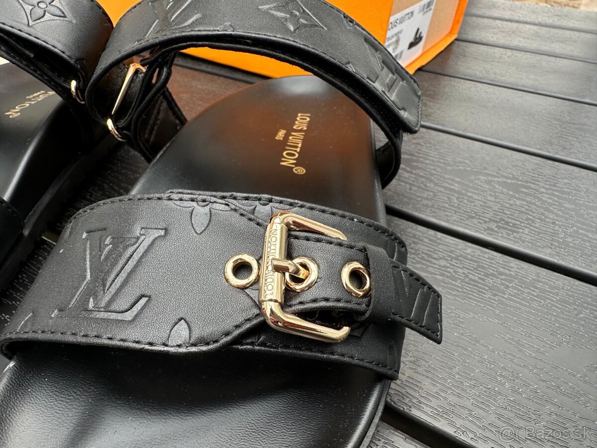 Louis vuitton slapky biele full box - 5