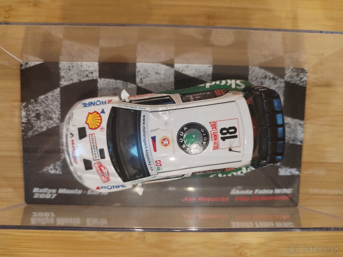 Predám model Škoda Fabia WRC v mierke 1:43 od DeAgostini - 5