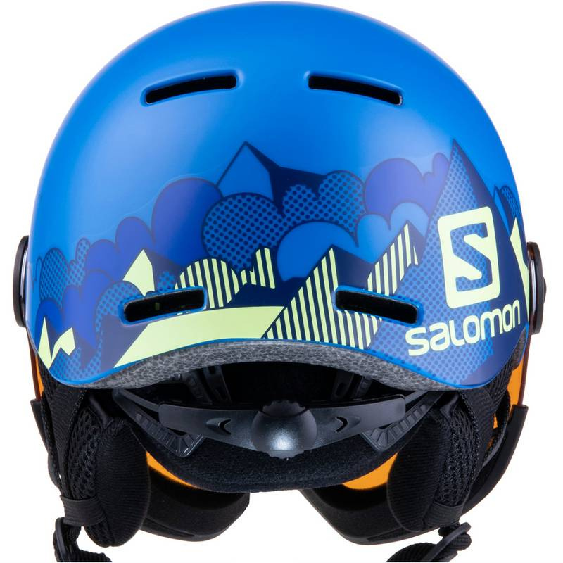 Lyžiarska prilba Salomon Grom visor pop blue mat M - 5