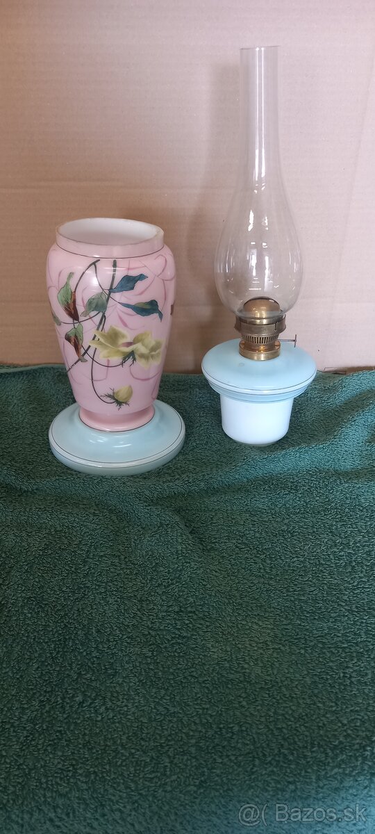 Starožitné petrolejové stolové lampy - 5