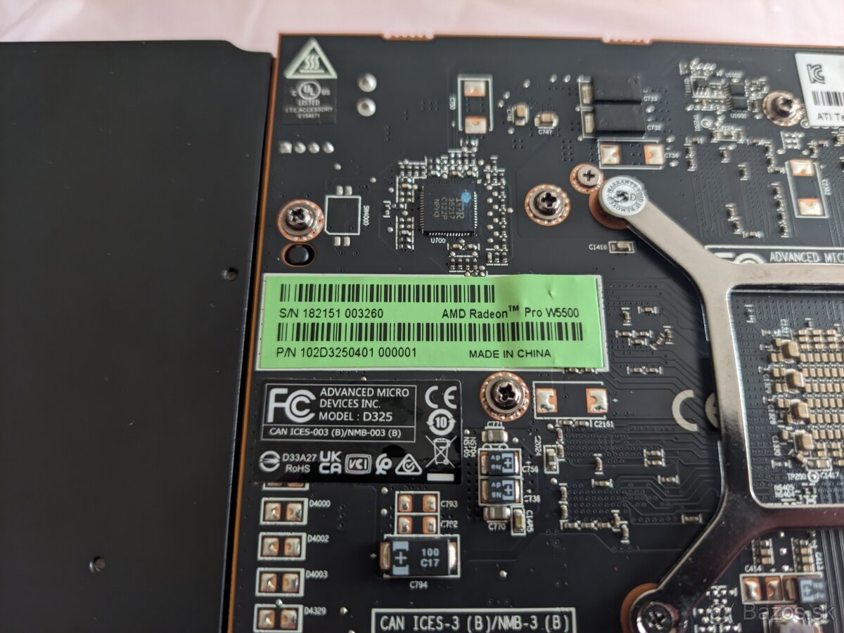 AMD Radeon Pro W5500 8GB - 5