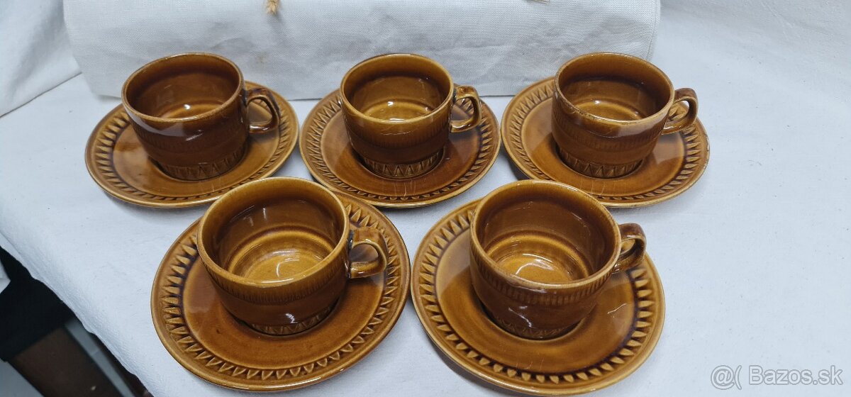 Čajová súprava KERA VITRAL Czechoslovakia ✨️ - 5