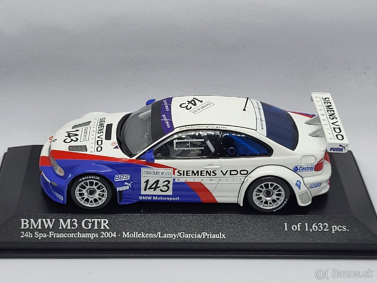 Minichamps 1:43 BMW M3 GTR 24h Spa - 5
