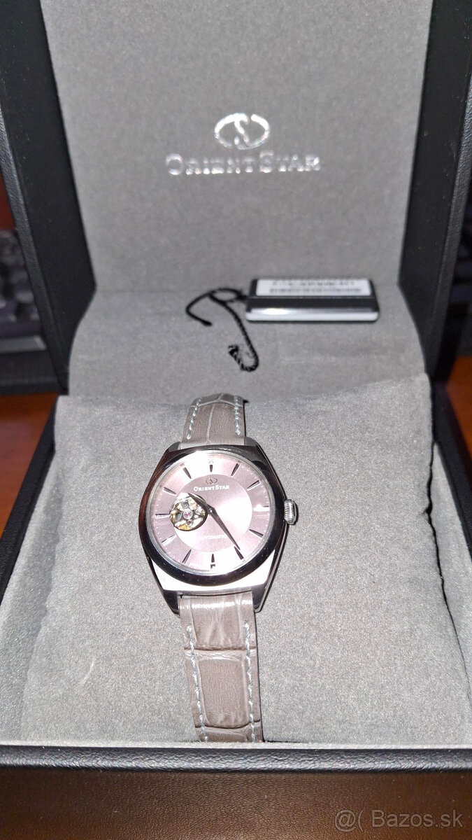 automatické dámske ružové japonské hodinky orient star - nov - 5