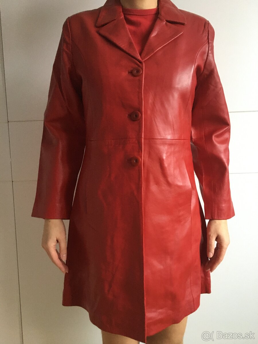 Predam lacno kabat pansky, fialovy- velk L - 5