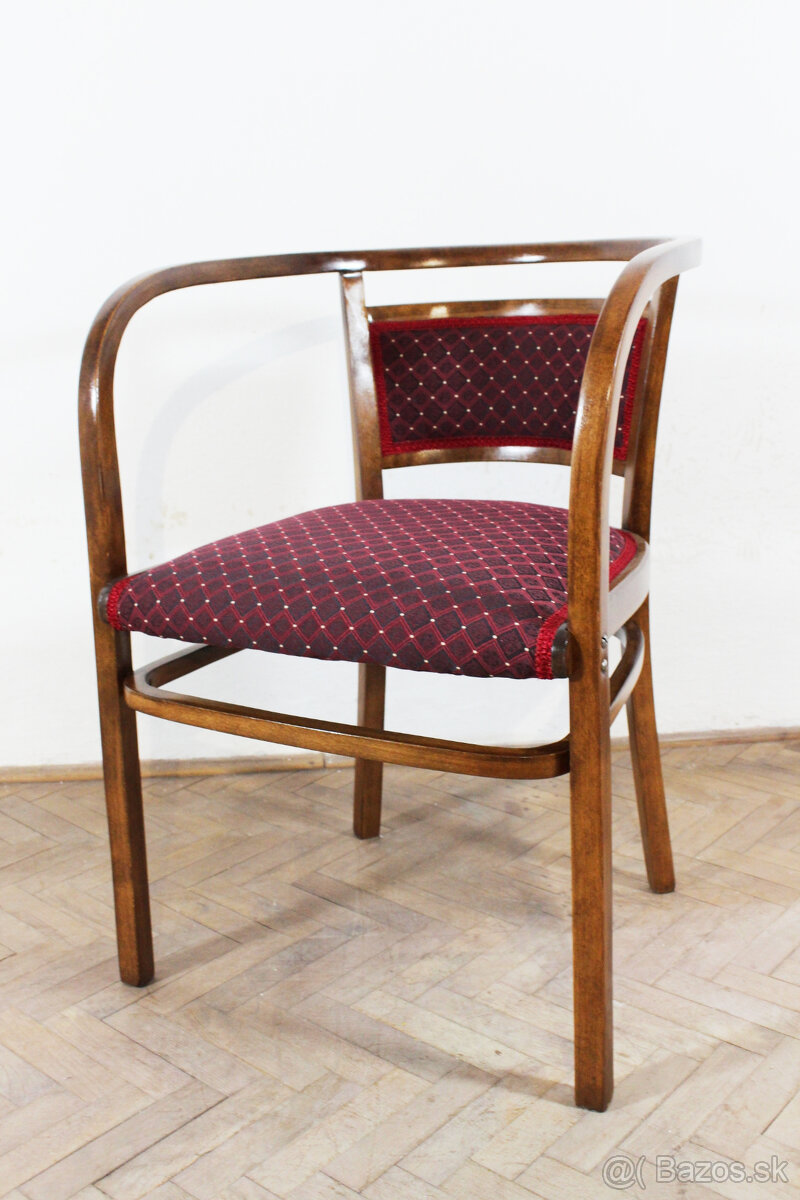 secesné kreslá,Otto Wagner + stolík,Josef Hoffmann - 5