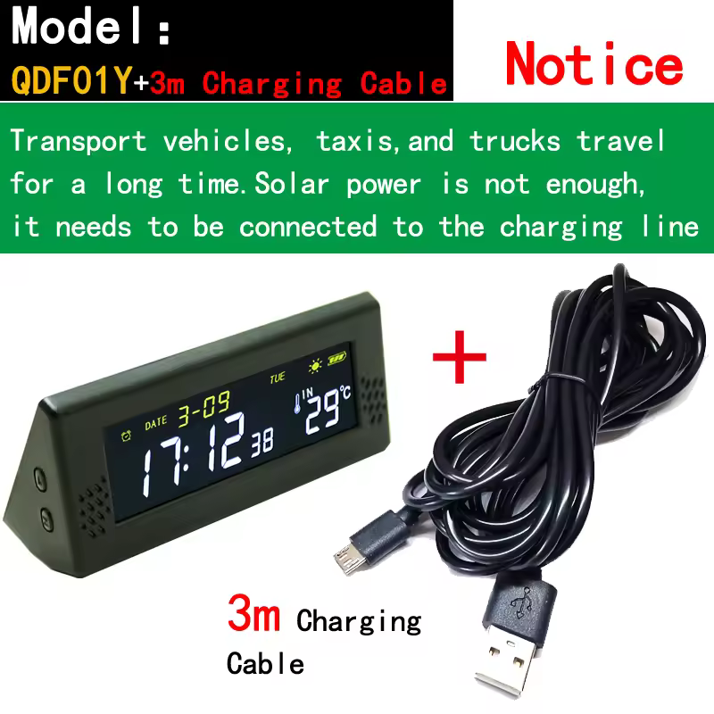 Predám solárna meteostanica/hodiny (do auta) - 5