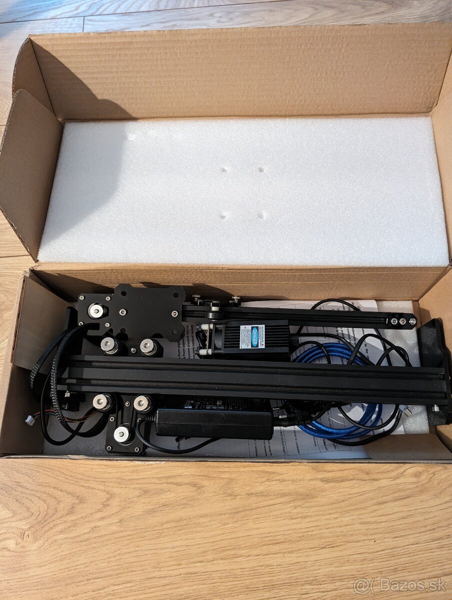 CNC Laserový gravírovací stroj 47X30CM DIY 20W - 5